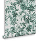 120669 - Arcane Garden Wallpaper - Verdigris - Graham & Brown
