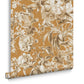 120709 - Arcane Garden Wallpaper - Ochre - Graham & Brown