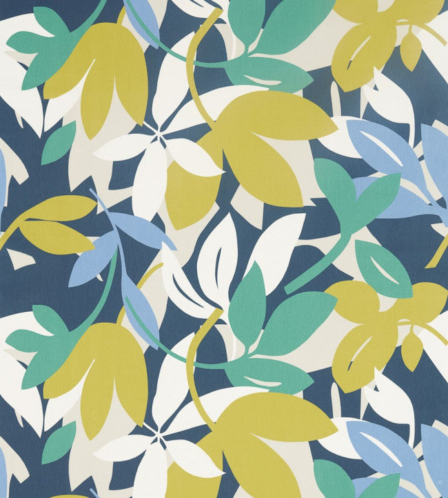 Baja Fabric - Forest / Citrus / Electric Blue