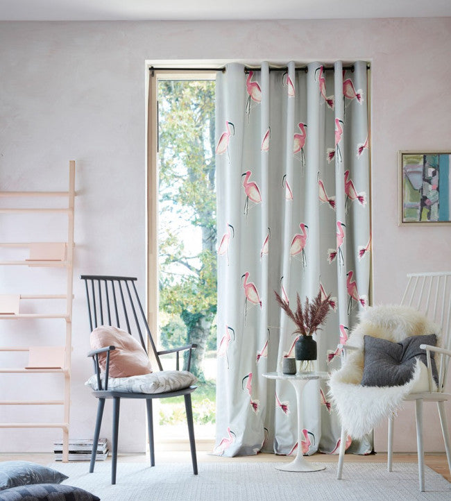 Zanzibar Room Fabric - Bubblegum