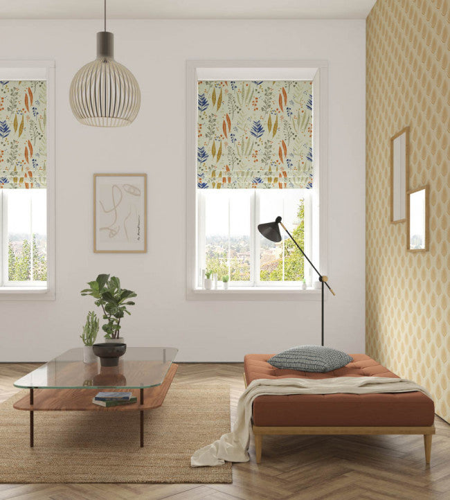 Hubali Room Fabric - Amber