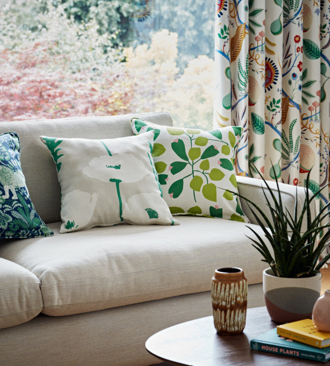 Rosehip Room Fabric - Mint Leaf / Zest