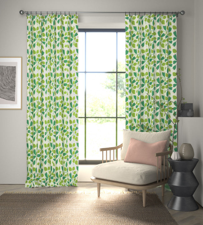 Rosehip Room Fabric - Mint Leaf / Zest