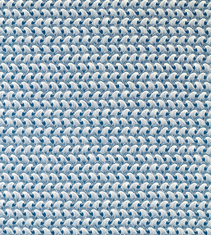 Ride The Wave Fabric - Denim