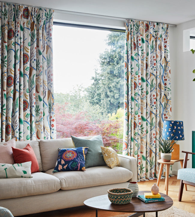 Jackfruit And The Beanstalk Room Fabric - Popsicle