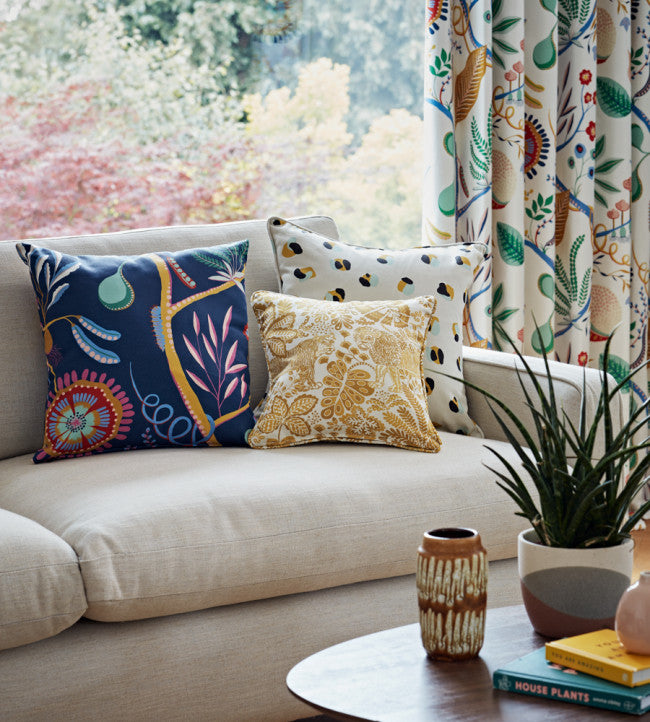 Jackfruit And The Beanstalk Room Fabric - Midnight