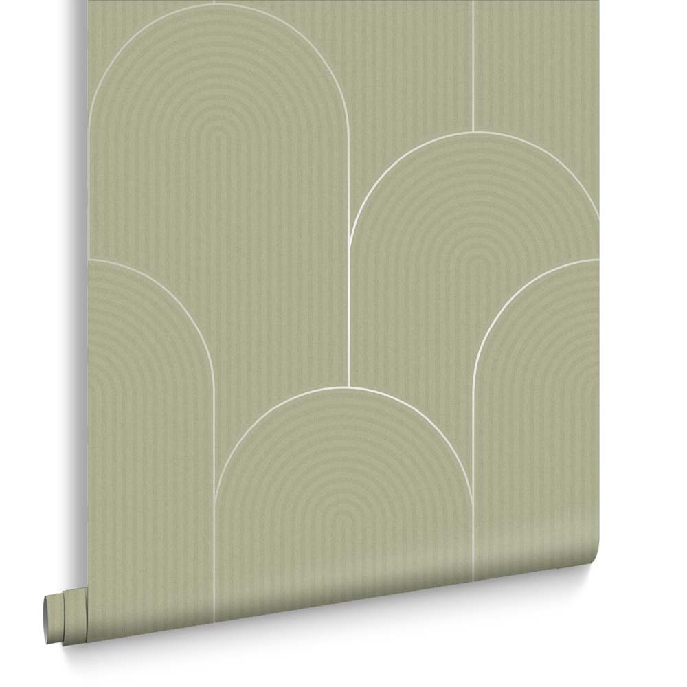 121416 - Lancet Wallpaper - Sage - Graham & Brown