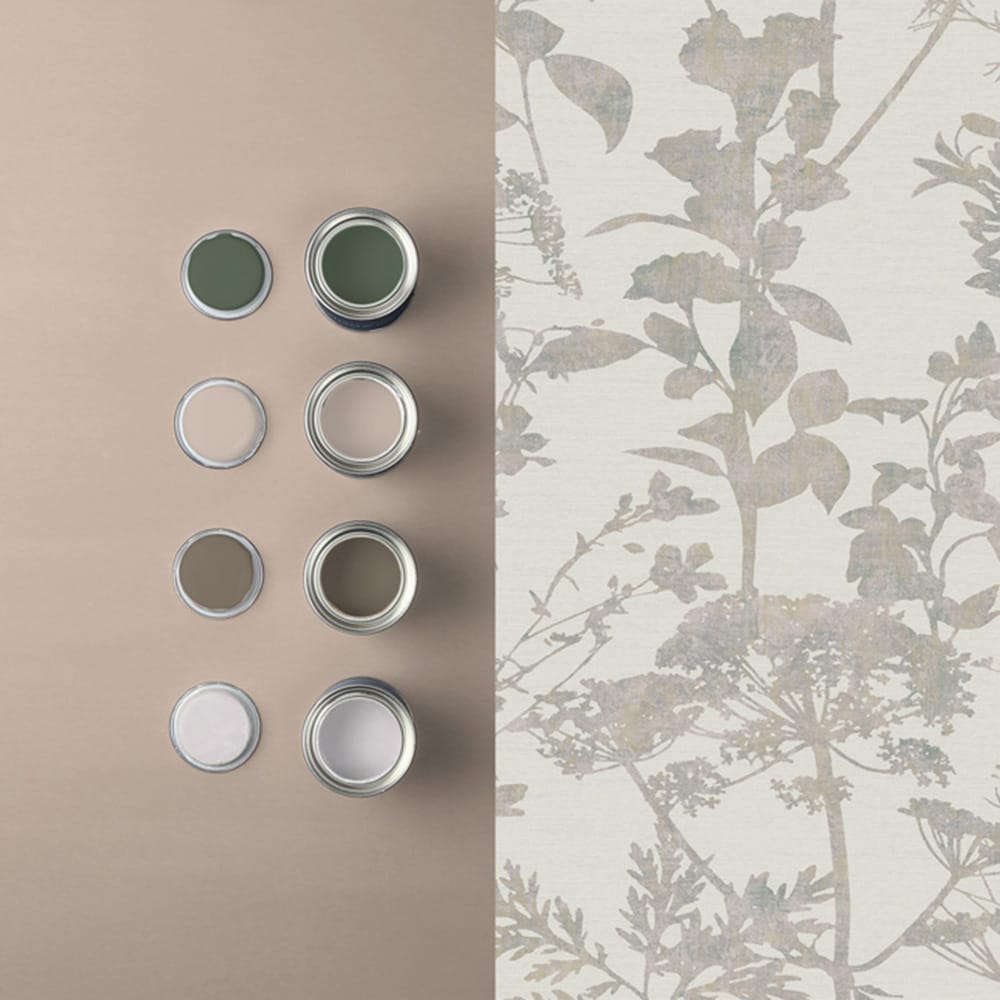 121430 - Esther Wallpaper - Stone - Graham & Brown