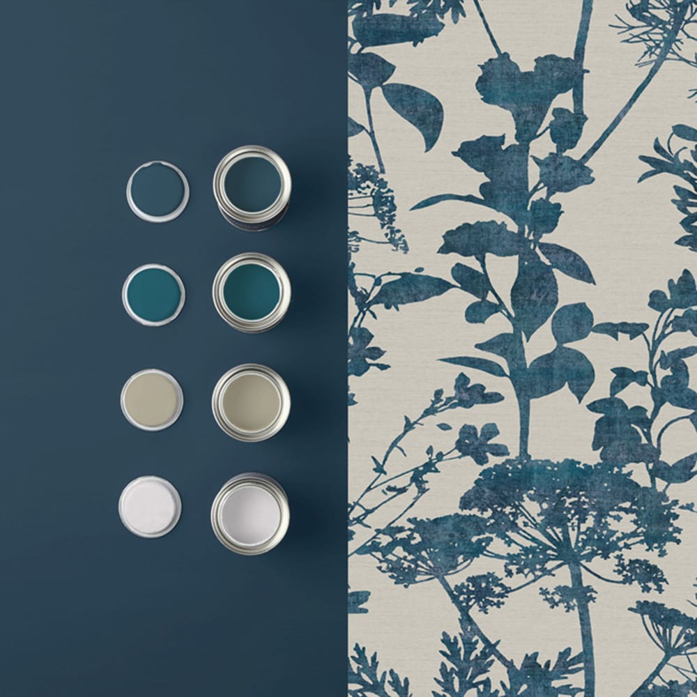 121431 - Esther Wallpaper - Ink - Graham & Brown