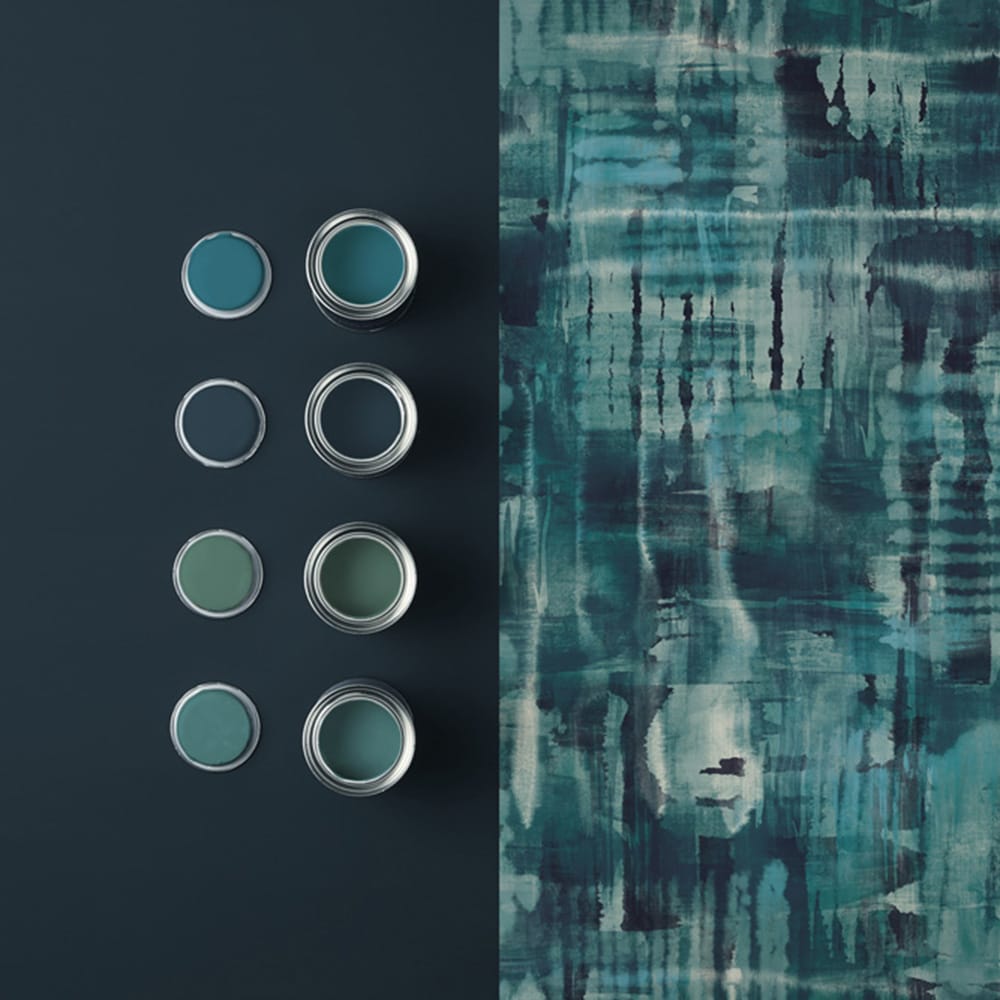 121436 - Reecho Wallpaper - Teal - Graham & Brown