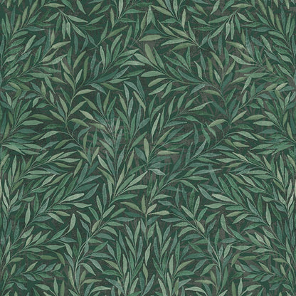 121439 - Salix Leaves Wallpaper - Green - Graham & Brown