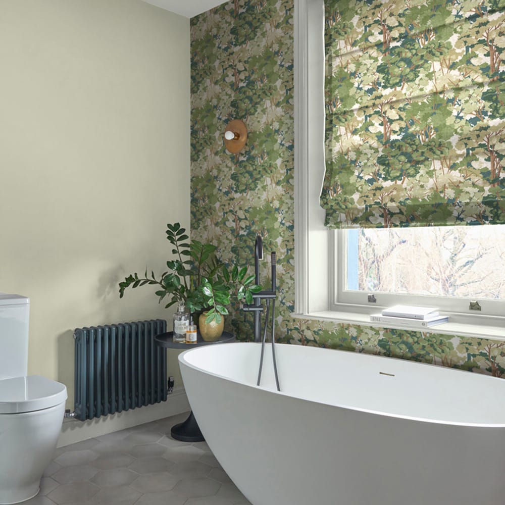 121452 - Folklore Tree Wallpaper - Sage - Graham & Brown