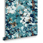 121453 - Folklore Tree Wallpaper - Blue - Graham & Brown
