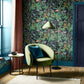 121455 - Curious Canopy Night Wallpaper - Green - Graham & Brown