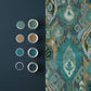 121458 - Daraee Tapestry Wallpaper - Midnight - Graham & Brown