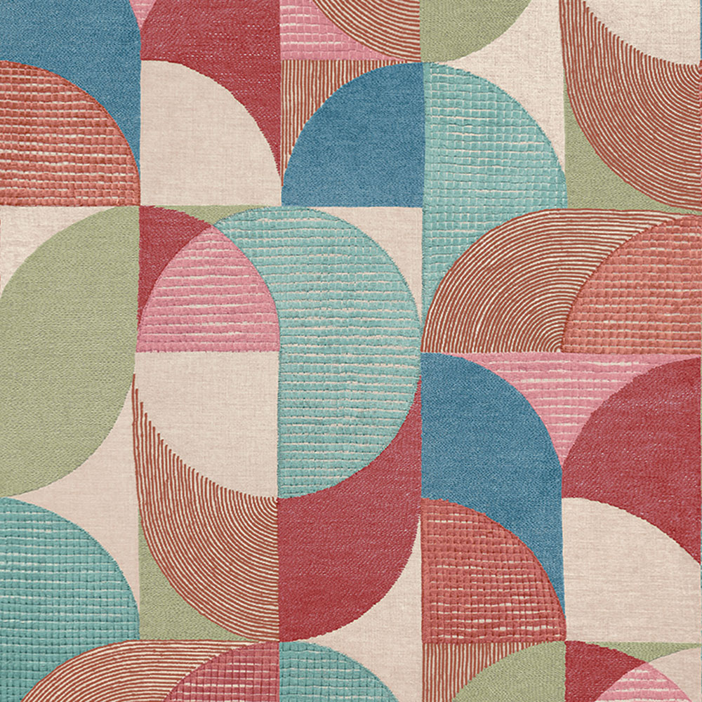 121461 - Stitch Craze Wallpaper - Carnival - Graham & Brown
