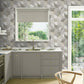 121462 - Stitch Craze Wallpaper - Taupe - Graham & Brown