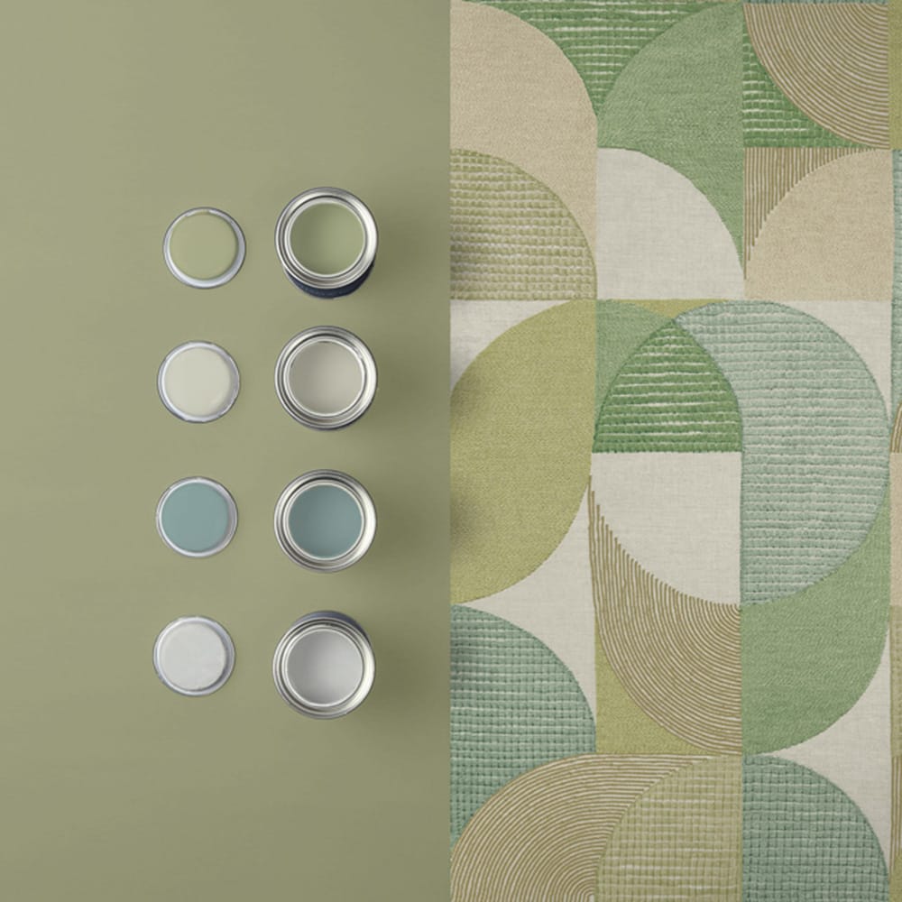 121464 - Stitch Craze Wallpaper - Sage - Graham & Brown