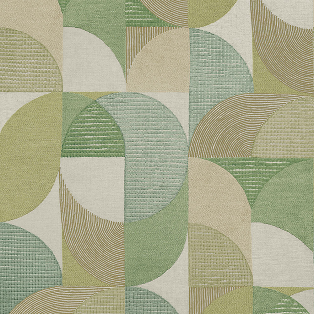 121464 - Stitch Craze Wallpaper - Sage - Graham & Brown