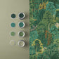 121466 - New Eden Wallpaper - Emerald - Graham & Brown