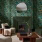 121466 - New Eden Wallpaper - Emerald - Graham & Brown