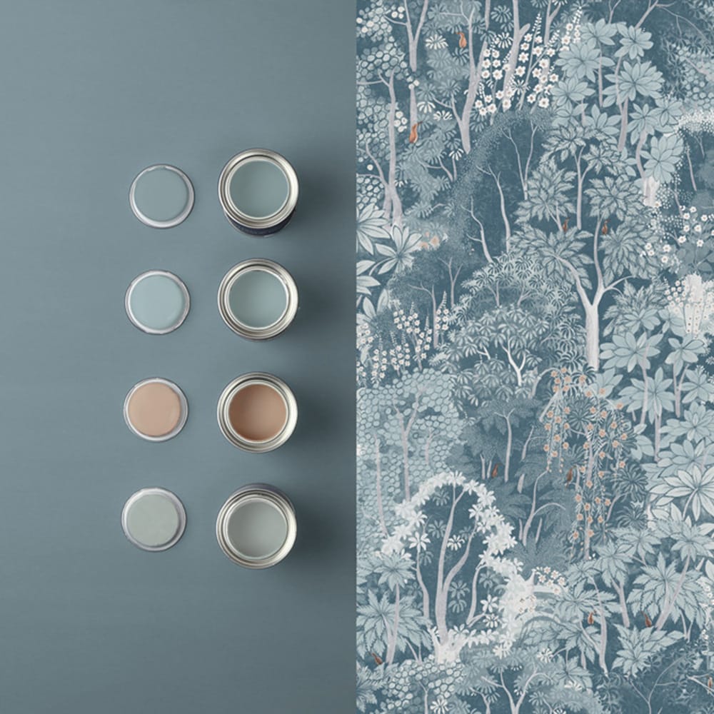 121468 - New Eden Wallpaper - Porcelain - Graham & Brown