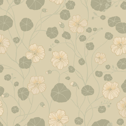 12302 - Krasseslinga Wallpaper - Beige / Cream - Midbec