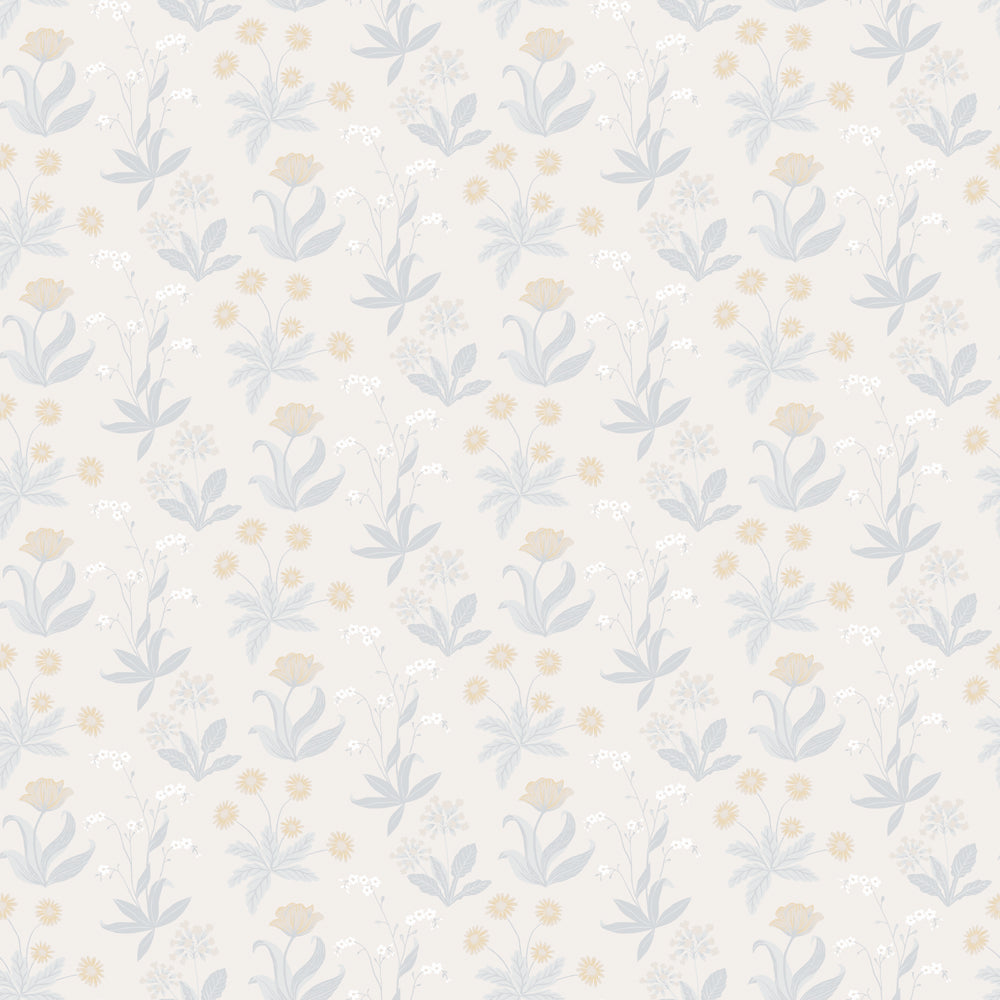 12310 - Fleur Wallpaper - Beige / Cream - Midbec