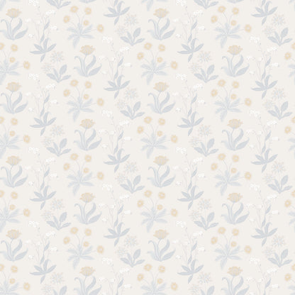 12310 - Fleur Wallpaper - Beige / Cream - Midbec