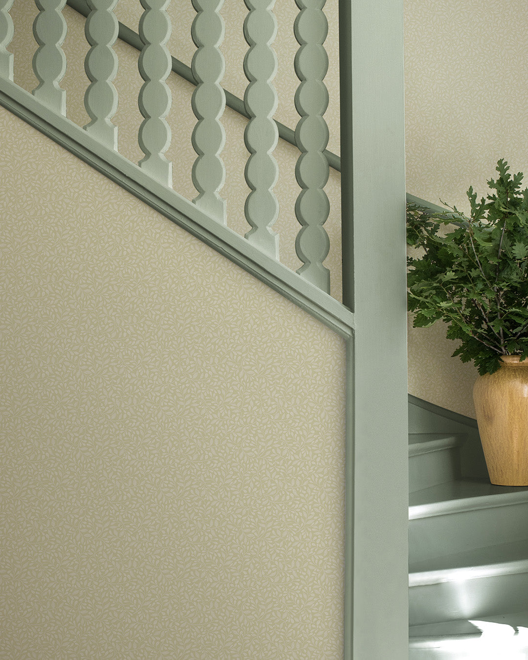 12323 - Adam Wallpaper - Yellow/Green - Midbec