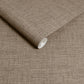124094 - Rustic Weft Wallpaper - Toast - Graham & Brown