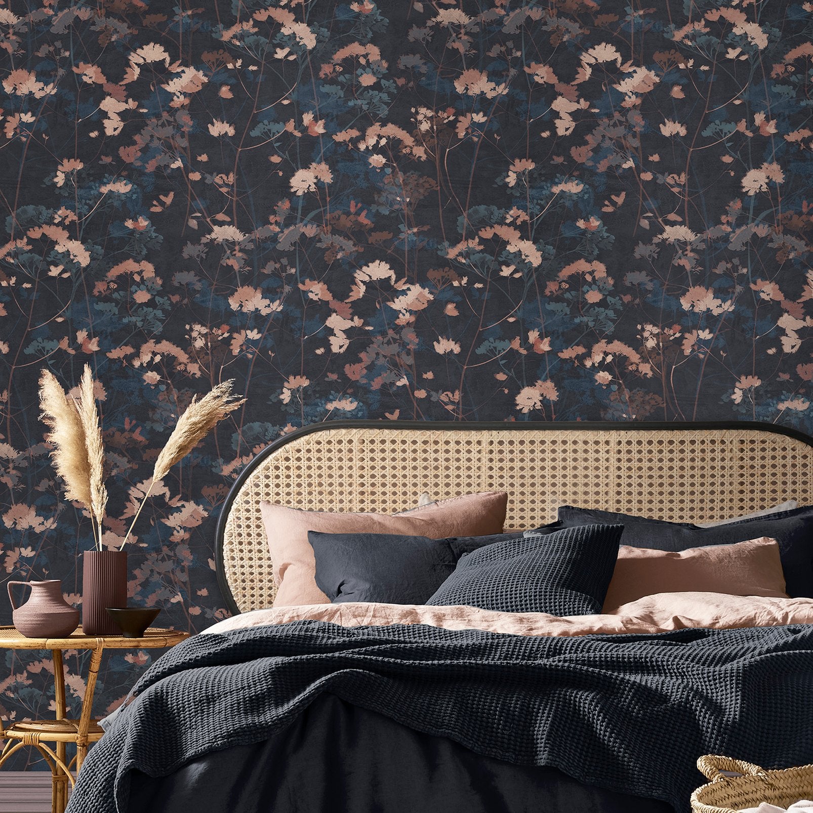124101 - Flower Press Wallpaper - Thistle - Graham & Brown