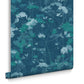 124106 - Flower Press Wallpaper - Denim - Graham & Brown