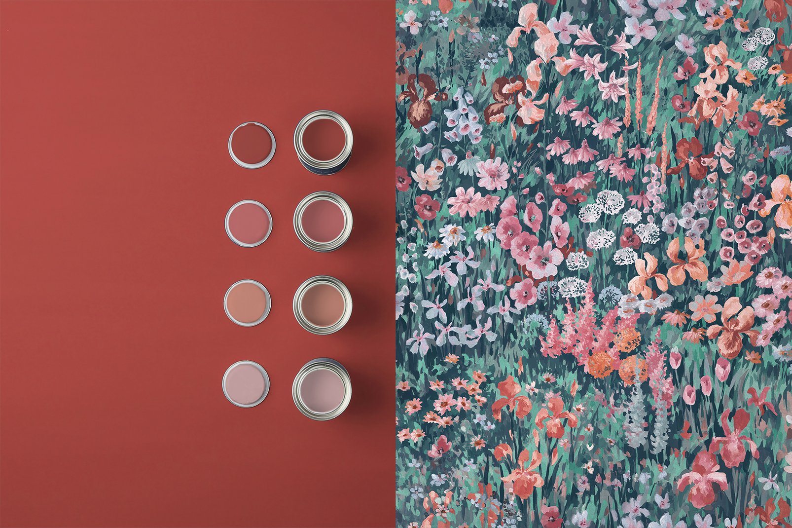 124109 - Cottage Garden Wallpaper - Sakura - Graham & Brown