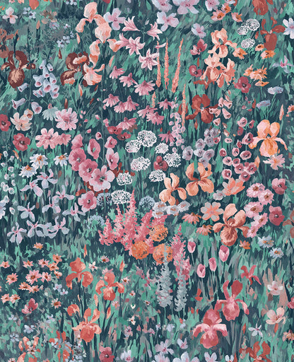 124109 - Cottage Garden Wallpaper - Sakura - Graham & Brown