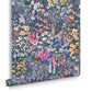 124110 - Cottage Garden Wallpaper - Midnight - Graham & Brown