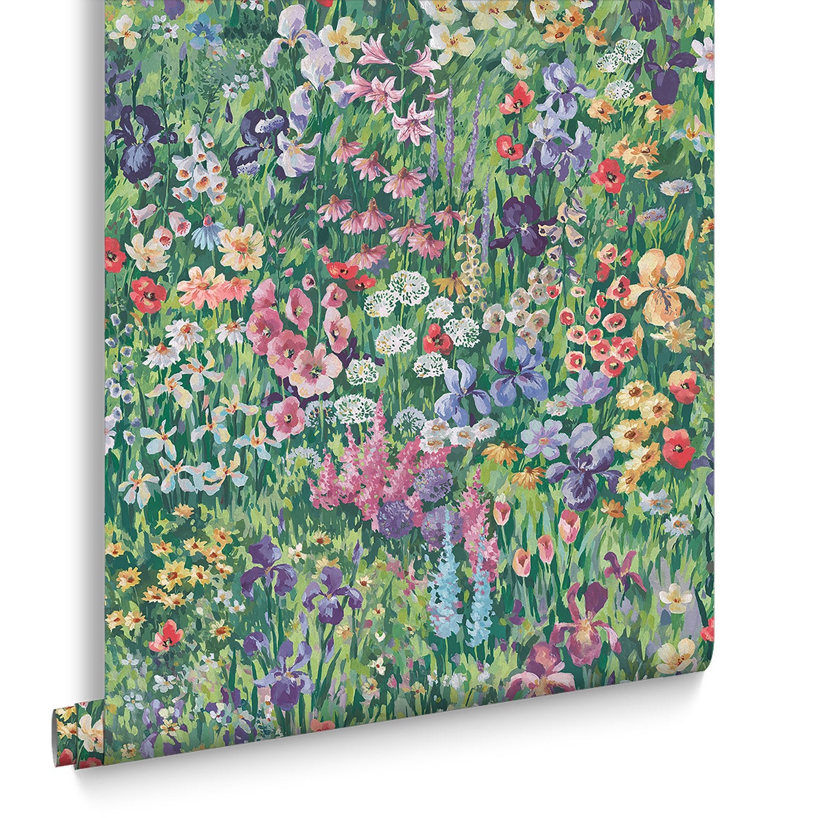 124111 - Cottage Garden Wallpaper - Verdant - Graham & Brown