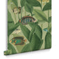 124114 - Aquarium Wallpaper - Green - Graham & Brown