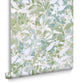 124115 - Fleur Wallpaper - Sage - Graham & Brown