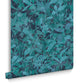 124116 - Fleur Wallpaper - Midnight - Graham & Brown