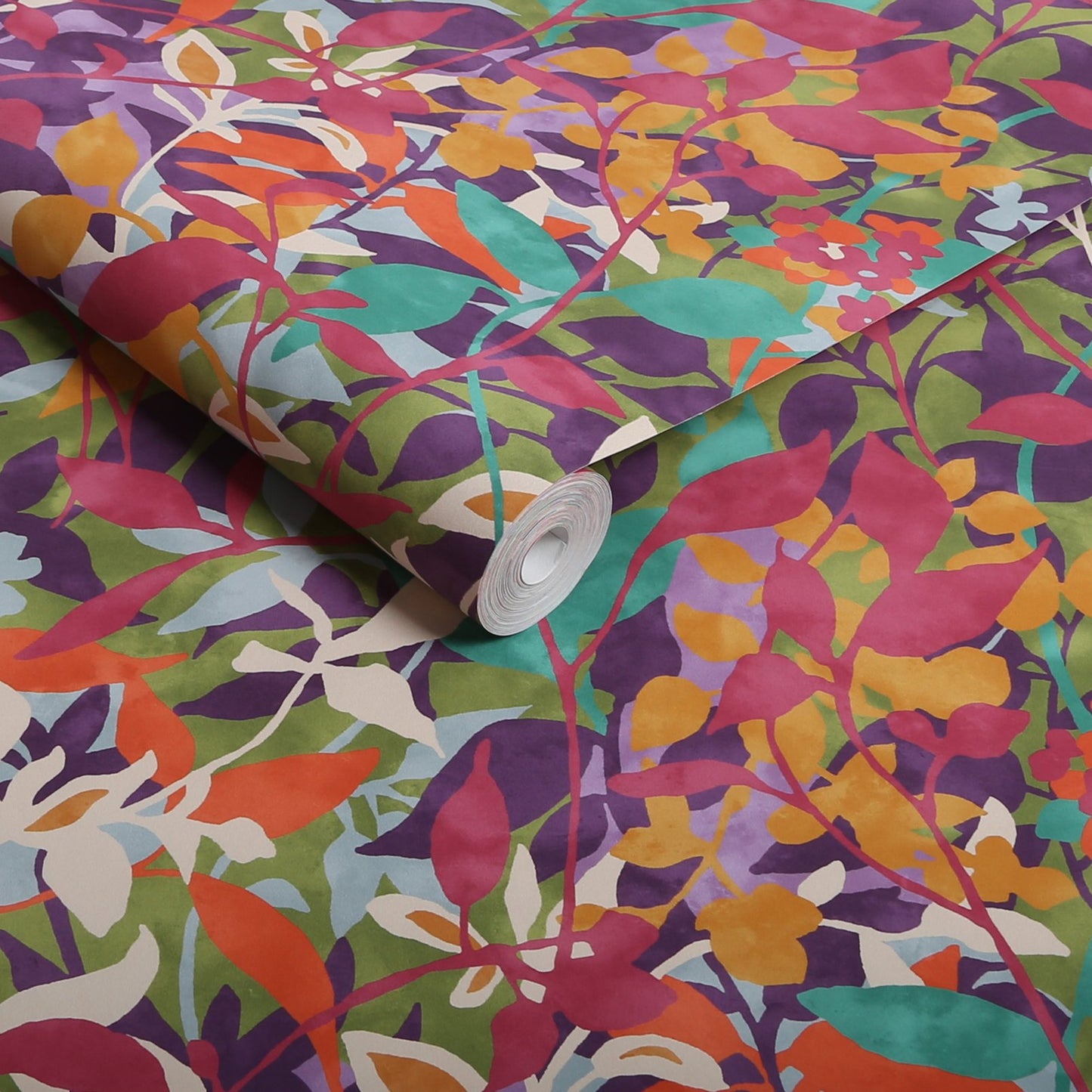 124118 - Fleur Wallpaper - Brights - Graham & Brown
