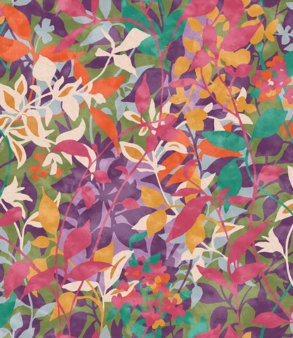 124118 - Fleur Wallpaper - Brights - Graham & Brown