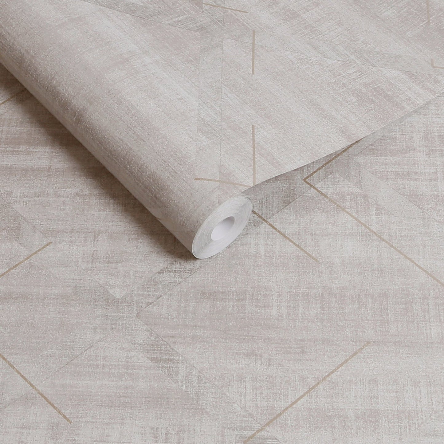 124122 - Lorenzo Geo Wallpaper - Stone - Graham & Brown