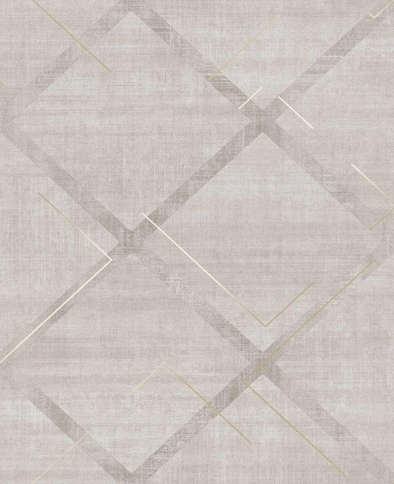 124122 - Lorenzo Geo Wallpaper - Stone - Graham & Brown