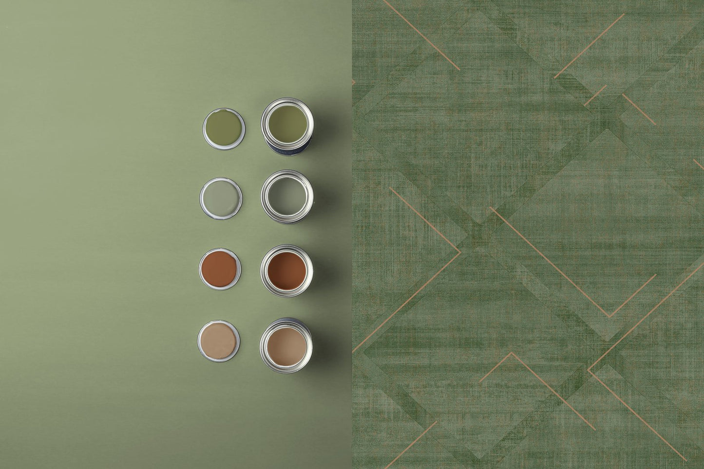 124126 - Lorenzo Geo Wallpaper - Emerald - Graham & Brown