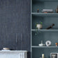 124139 - Armando Wallpaper - Navy - Graham & Brown