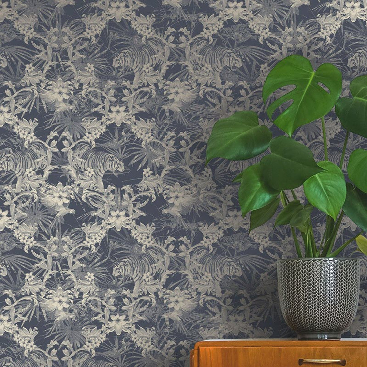 12585 - Kingdom Fantasia Wallpaper - Blue - Ted Baker
