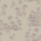 12596 - Laurel Fantasia Wallpaper - Beige/Mauve - Ted Baker