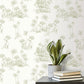 12598 - Laurel Fantasia Wallpaper - White/Green - Ted Baker