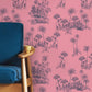12601 - Laurel Fantasia Wallpaper - Pink - Ted Baker